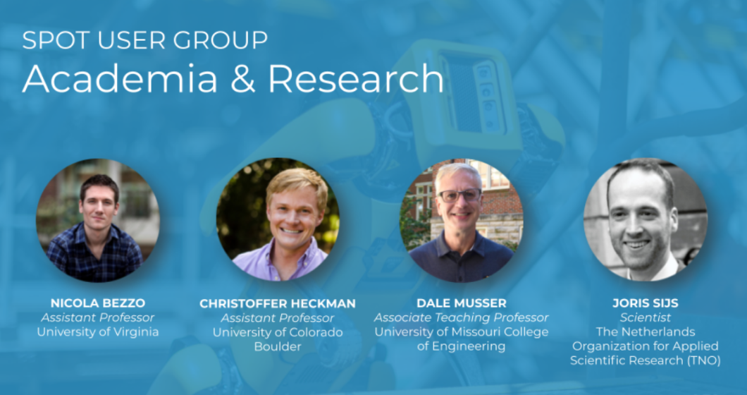 Spot User Group: Academia & Research